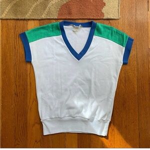 Vintage Camp-Style Retro Top, S